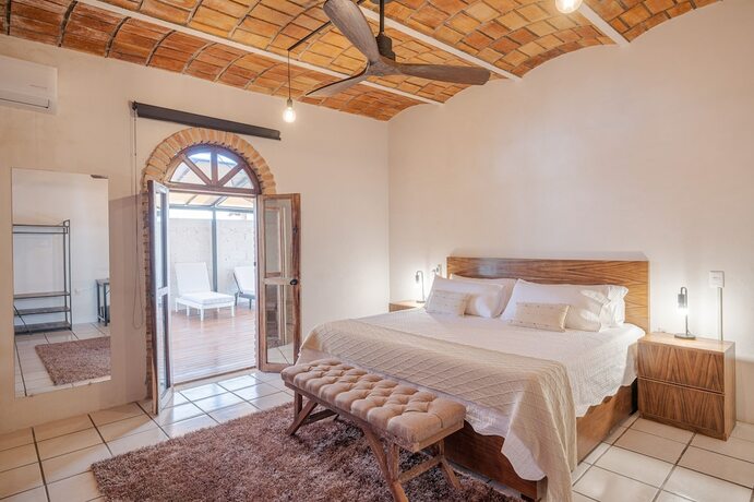 Imagen de la habitación del Hotel El Refugio de Sayulita - Health and Wellness House. Foto 13