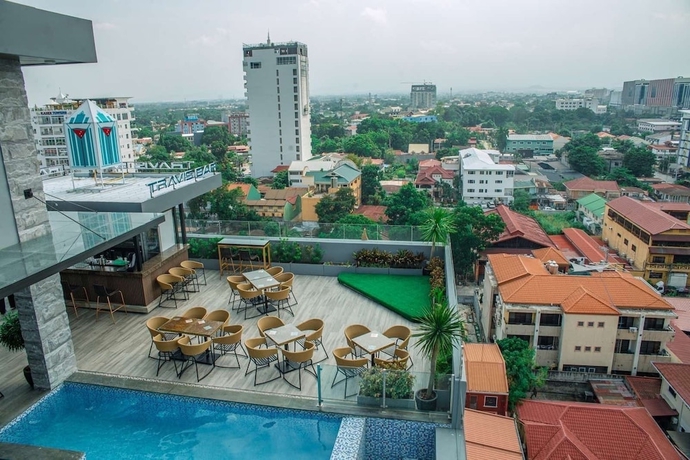 Imagen del bar/restaurante del Hotel El Vistra Angeles. Foto 2