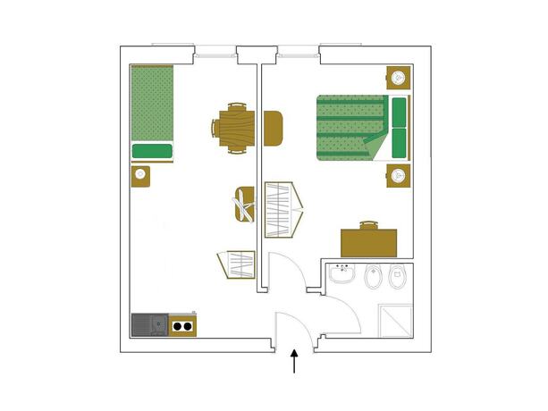 Imagen de la habitación del Hotel Elbele Garn&igrave;. Foto 10