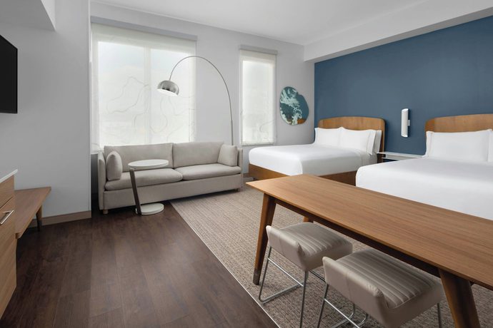 Imagen de la habitación del Hotel Element Calgary Downtown. Foto 3