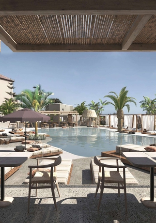 Imagen del bar/restaurante del Hotel Eliros Mare Beachfront Poem. Foto 4