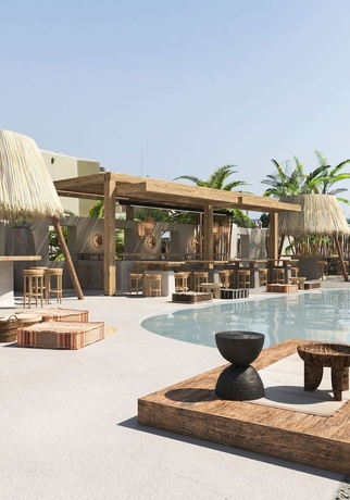 Imagen del bar/restaurante del Hotel Eliros Mare Beachfront Poem. Foto 5