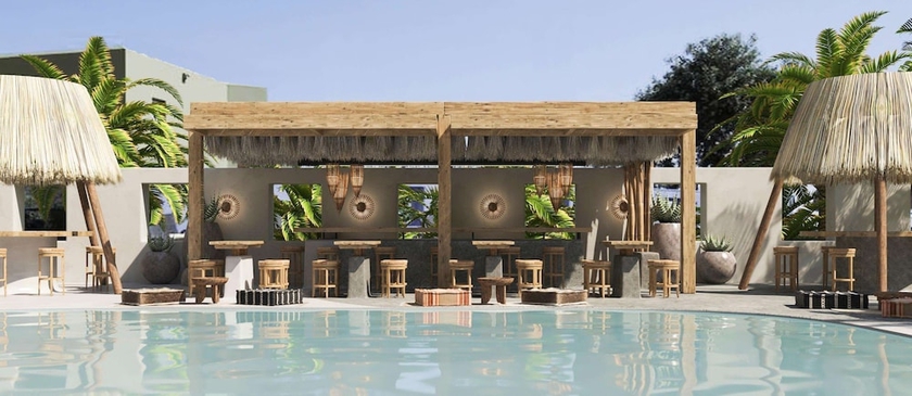 Imagen del bar/restaurante del Hotel Eliros Mare Beachfront Poem. Foto 6