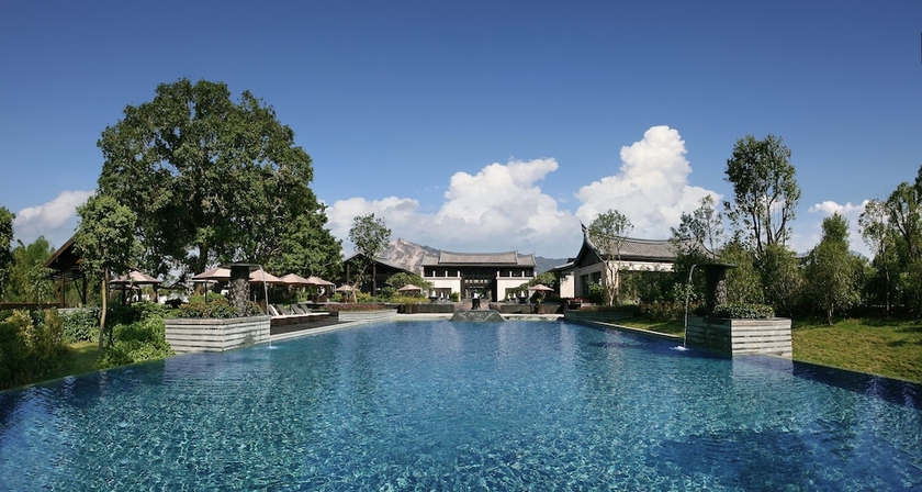 Imagen de la piscina del Hotel Elite Spring Villas, Guanqiao. Foto 19