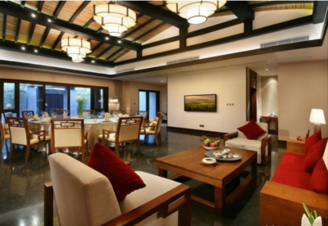 Imagen del bar/restaurante del Hotel Elite Spring Villas, Guanqiao. Foto 2