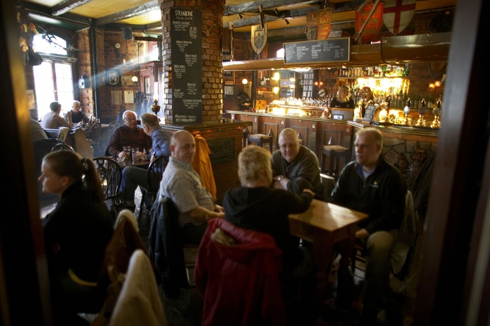 Imagen del bar/restaurante del Hotel Elite Stadshotellet Karlstad. Foto 2