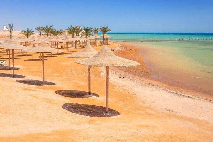 Imagen del bar/restaurante del Hotel Elkawther Hurghada Apartment Rooms. Foto 9