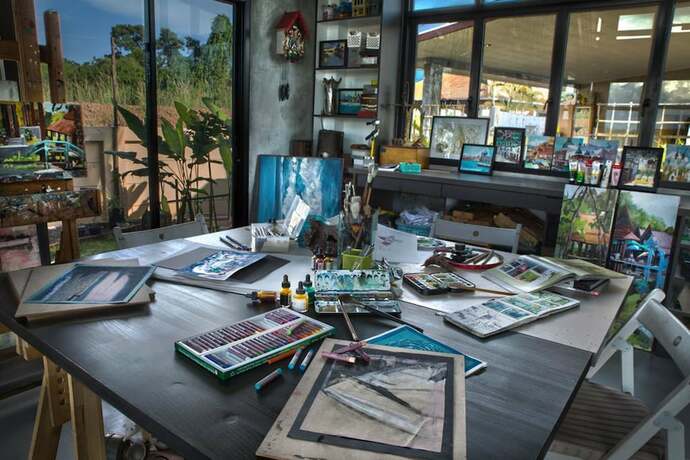 Imagen de los interiores del Hotel Elsie Evans Art Retreat. Foto 14