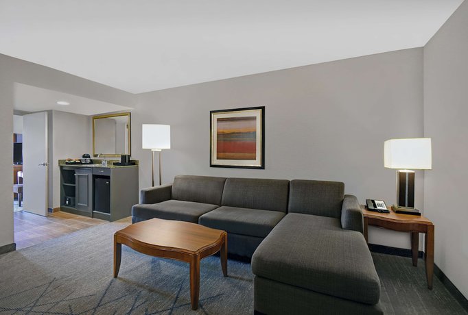 Imagen de la habitación del Hotel Embassy Suites By Hilton Detroit Livonia Novi. Foto 9