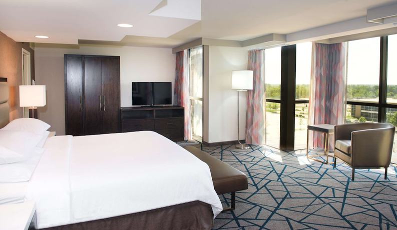 Imagen de la habitación del Hotel Embassy Suites By Hilton Detroit Livonia Novi. Foto 13