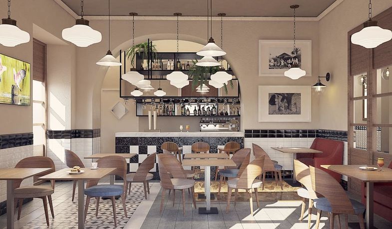 Imagen del bar/restaurante del Hotel Emblemático Agáldar. Foto 4