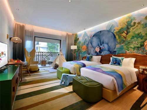 Imagen de la habitación del Hotel Emeishan Jz Woolala. Foto 7