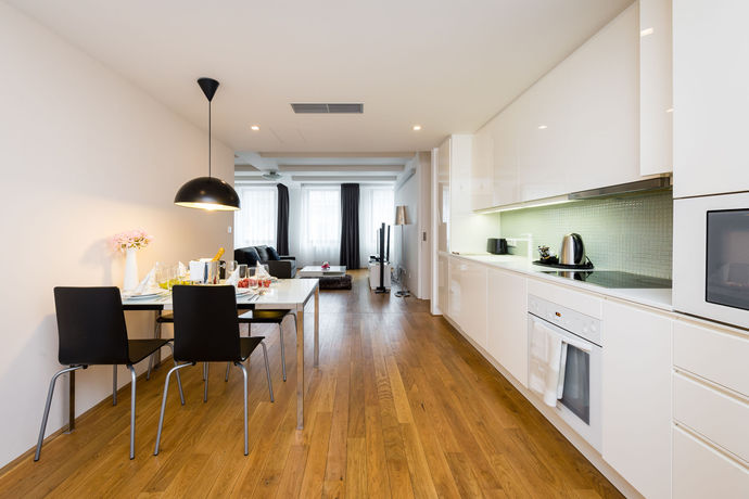 Imagen de la habitación del Hotel Empirent Karlin Apartments. Foto 4