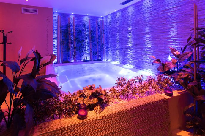 Imagen de la piscina del Hotel Enrosadira, Smarano. Foto 18