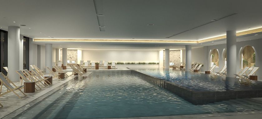 Imagen de la piscina del Hotel Ensana Aquahouse Health Spa. Foto 16