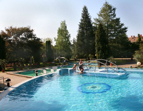 Imagen de la piscina del Hotel Ensana Thermal S&aacute;rv&aacute;r. Foto 20