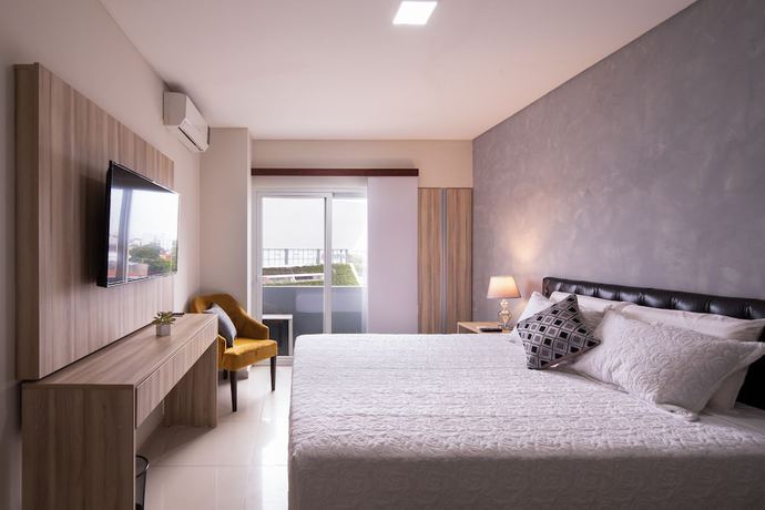 Imagen de la habitación del Hotel Equipetrol Suites Apart. Foto 4
