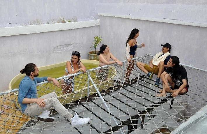 Imagen de la piscina del Hotel Erhu Home. Foto 9