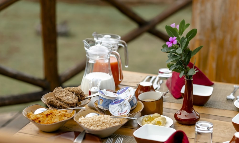 Imagen del bar/restaurante del Hotel Escarpment Luxury Lodge. Foto 5