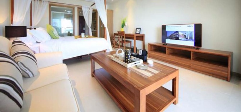 Imagen de la habitación del Hotel Estay Apartment Hidden Bay Huidong. Foto 12