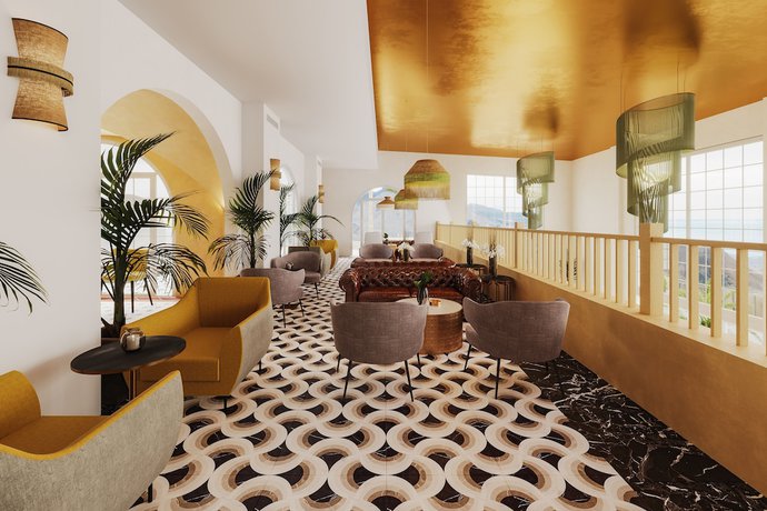 Imagen del bar/restaurante del Hotel Estefanía Boutique Suites. Foto 2