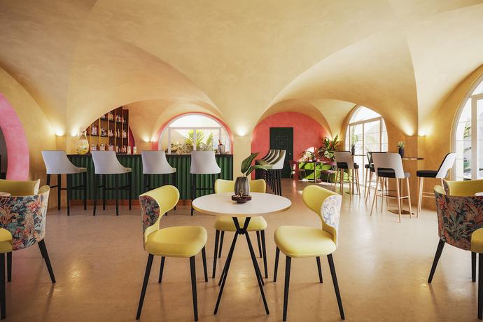 Imagen del bar/restaurante del Hotel Estefanía Boutique Suites. Foto 3