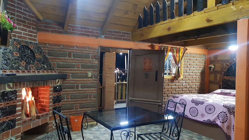 Imagen de la habitación del Hotel Estrella de Huasca. Foto 8