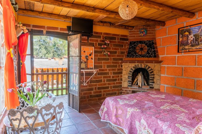 Imagen de la habitación del Hotel Estrella de Huasca. Foto 10