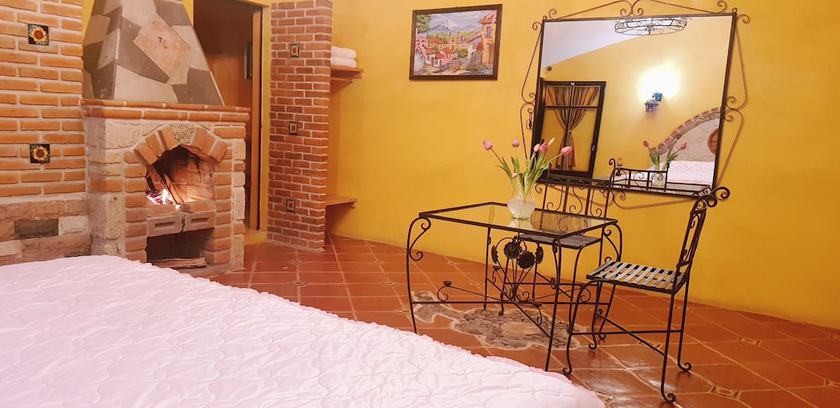 Imagen de la habitación del Hotel Estrella de Huasca. Foto 11