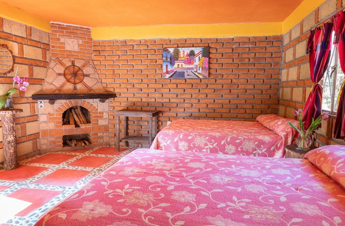 Imagen de la habitación del Hotel Estrella de Huasca. Foto 13