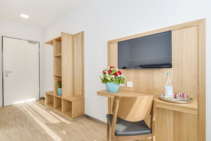 Imagen de la habitación del Hotel ‑Etage Apfelrot managed by Hotel Apfelbaum. Foto 13