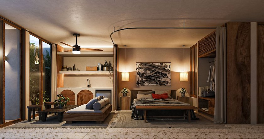 Imagen de la habitación del Hotel Eterna Tulum. Foto 2