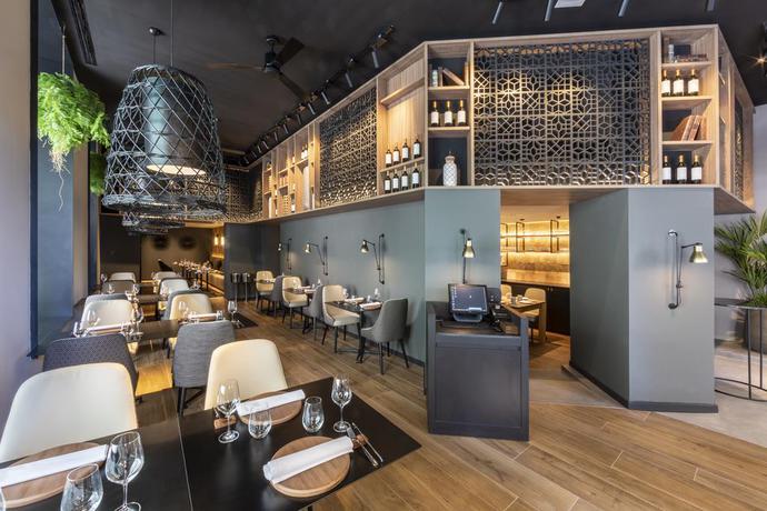 Imagen del bar/restaurante del Hotel Eurostars Gran Vía. Foto 2