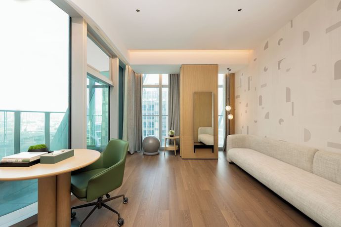 Imagen de la habitación del Hotel Even Guangzhou Baiyun Station By Ihg. Foto 5