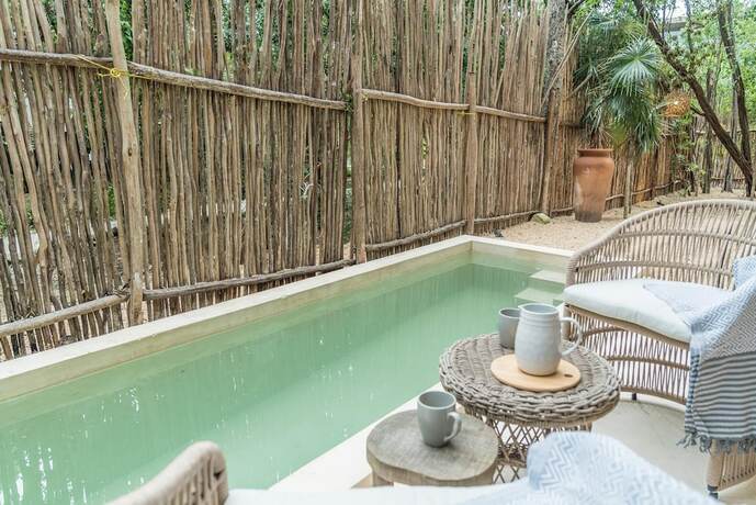 Imagen general del Hotel Exclusive Luxurious 2 Apartments Aldea Zama Private Pool Jacuzzi Uncovered Patio. Foto 12