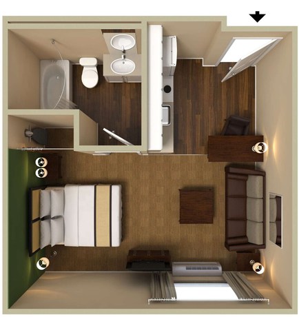 Imagen de la habitación del Hotel Extended Stay America Select Suites Atlanta Marietta Wildwoo. Foto 14