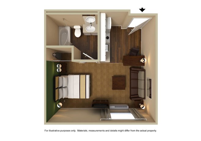 Imagen de la habitación del Hotel Extended Stay America Select Suites Atlanta Perimeter Peacht. Foto 7