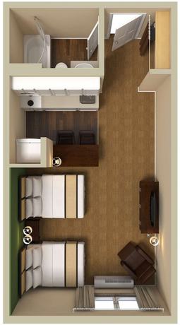 Imagen de la habitación del Hotel Extended Stay America Select Suites Detroit Novi Haggerty Rd. Foto 4