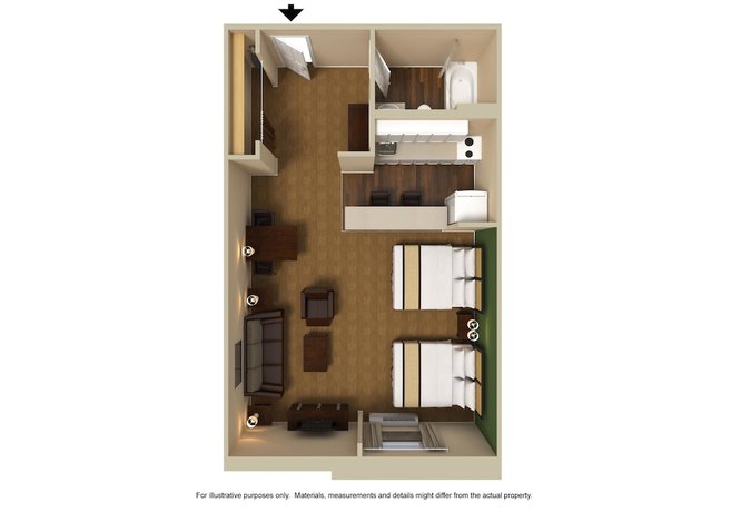 Imagen de la habitación del Hotel Extended Stay America Suites Atlanta Kennesaw Chastain Rd. Foto 17