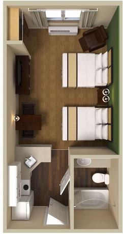 Imagen de la habitación del Hotel Extended Stay America Suites Billings West End. Foto 14