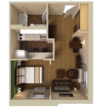 Imagen de la habitación del Hotel Extended Stay America Suites Birmingham Wildwood. Foto 12
