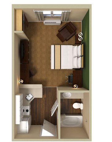 Imagen de la habitación del Hotel Extended Stay America Suites Chicago Woodfield Mall. Foto 13