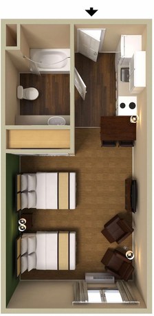 Imagen de la habitación del Hotel Extended Stay America Suites Fremont Fremont Blvd South. Foto 8