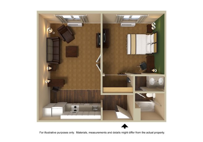 Imagen de la habitación del Hotel Extended Stay America Suites Greensboro Big Tree Way. Foto 18
