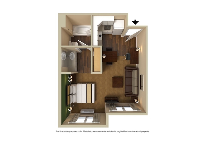 Imagen de la habitación del Hotel Extended Stay America Suites Los Angeles Torrance Del Amo Circle. Foto 3