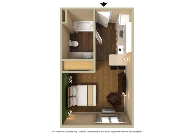 Imagen de la habitación del Hotel Extended Stay America Suites Los Angeles Torrance Del Amo Circle. Foto 6
