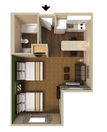 Imagen de la habitación del Hotel Extended Stay America Suites Louisville Alliant Avenue. Foto 9