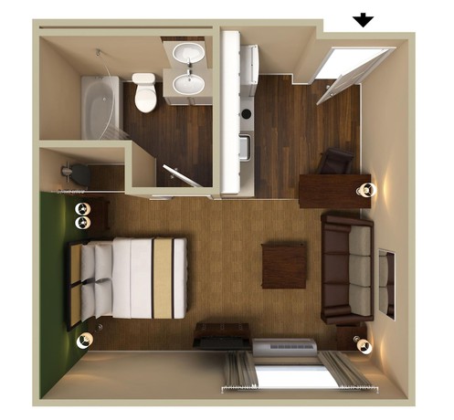 Imagen de la habitación del Hotel Extended Stay America Suites Orlando Lake Buena Vista. Foto 14