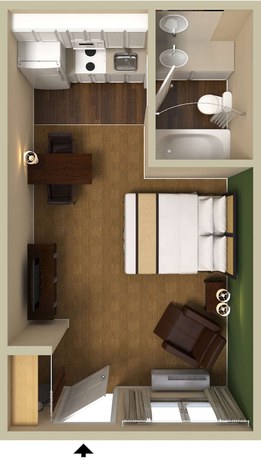 Imagen de la habitación del Hotel Extended Stay America Suites Virginia Beach Independence Blv. Foto 3