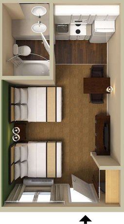 Imagen de la habitación del Hotel Extended Stay America Suites Virginia Beach Independence Blv. Foto 19